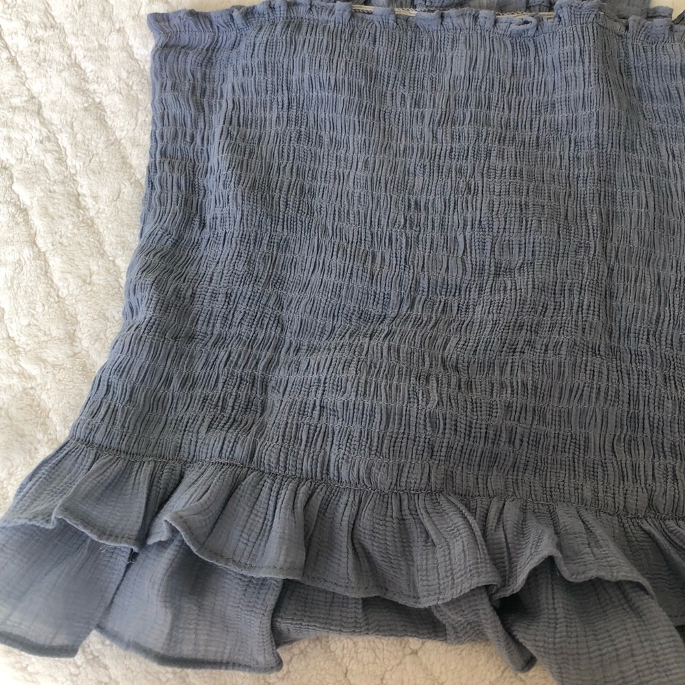 NEW blue tie straps princess polly tank top - Picture 9 of 12